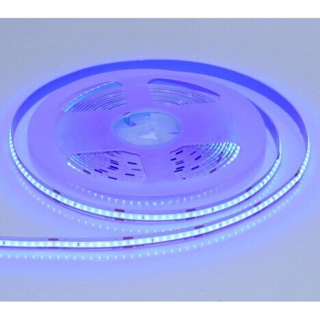 BANDA COB LED ALBASTRU - FLEXIBIL - 252LED/M - 12W/ML - ROLA/5M